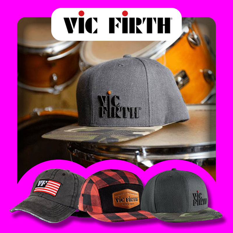 Vic Firth 鼓手品牌 周边 法兰绒  棒球帽 迷彩帽 露营帽  限量版