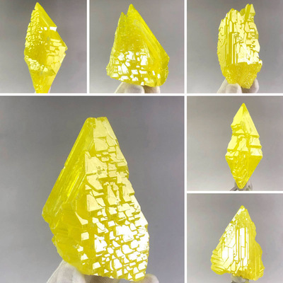 科普教学标本自然硫结晶体