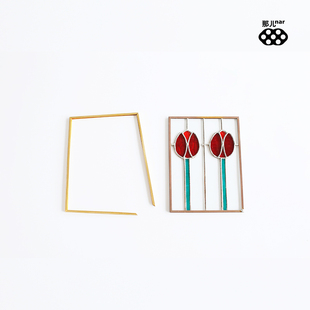 那儿马赛克手工diy蒂凡尼彩色玻璃焊接配件边条框 铜边铜框