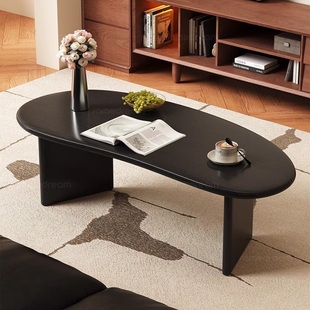 木迹MOJIRO实木茶几侘寂风客厅家用白蜡木异形中古风阳台精致茶桌