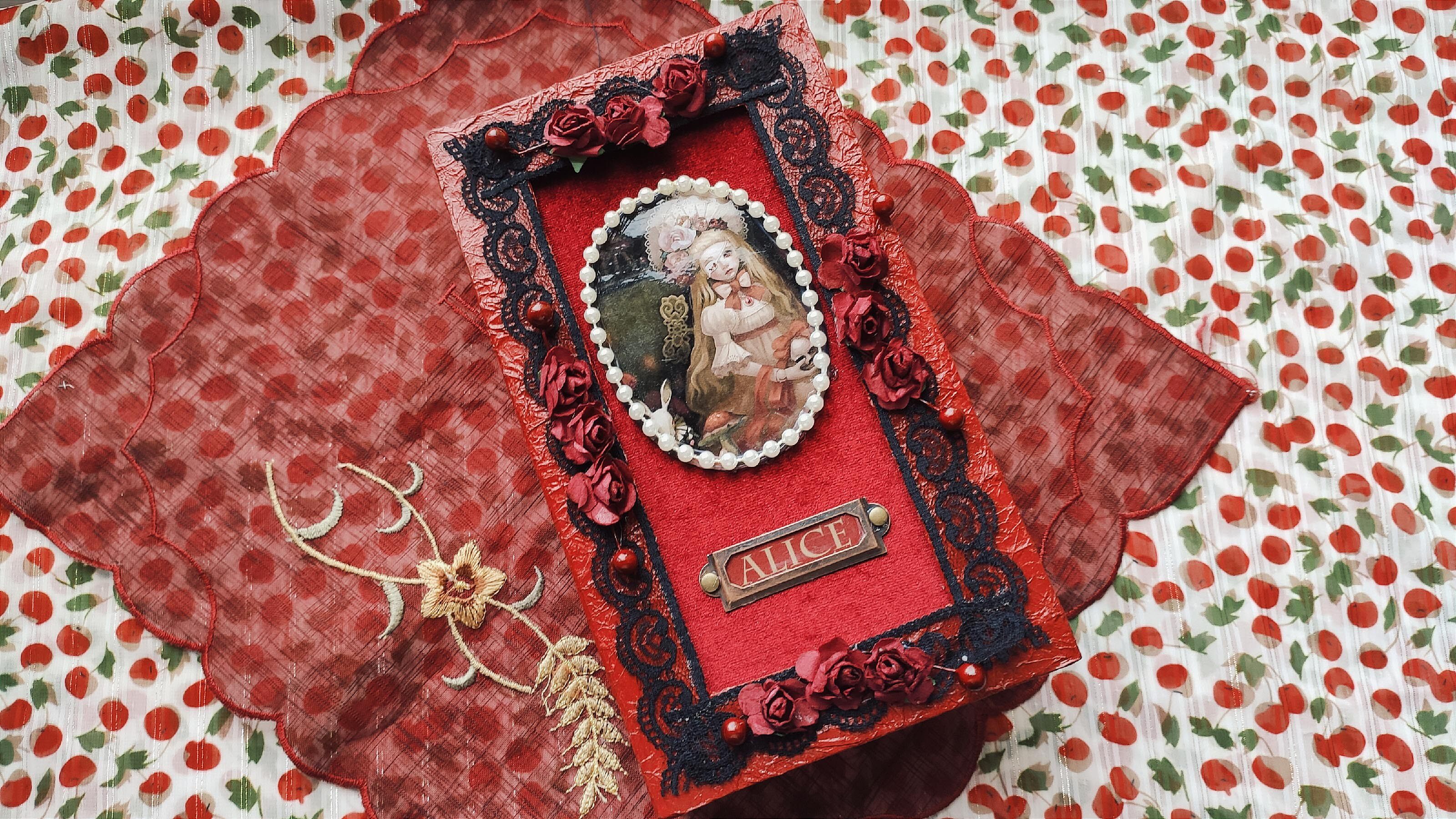 【兔兔手帐铺子】爱丽丝Alice手帐本junkjournal TN纯手工复古风