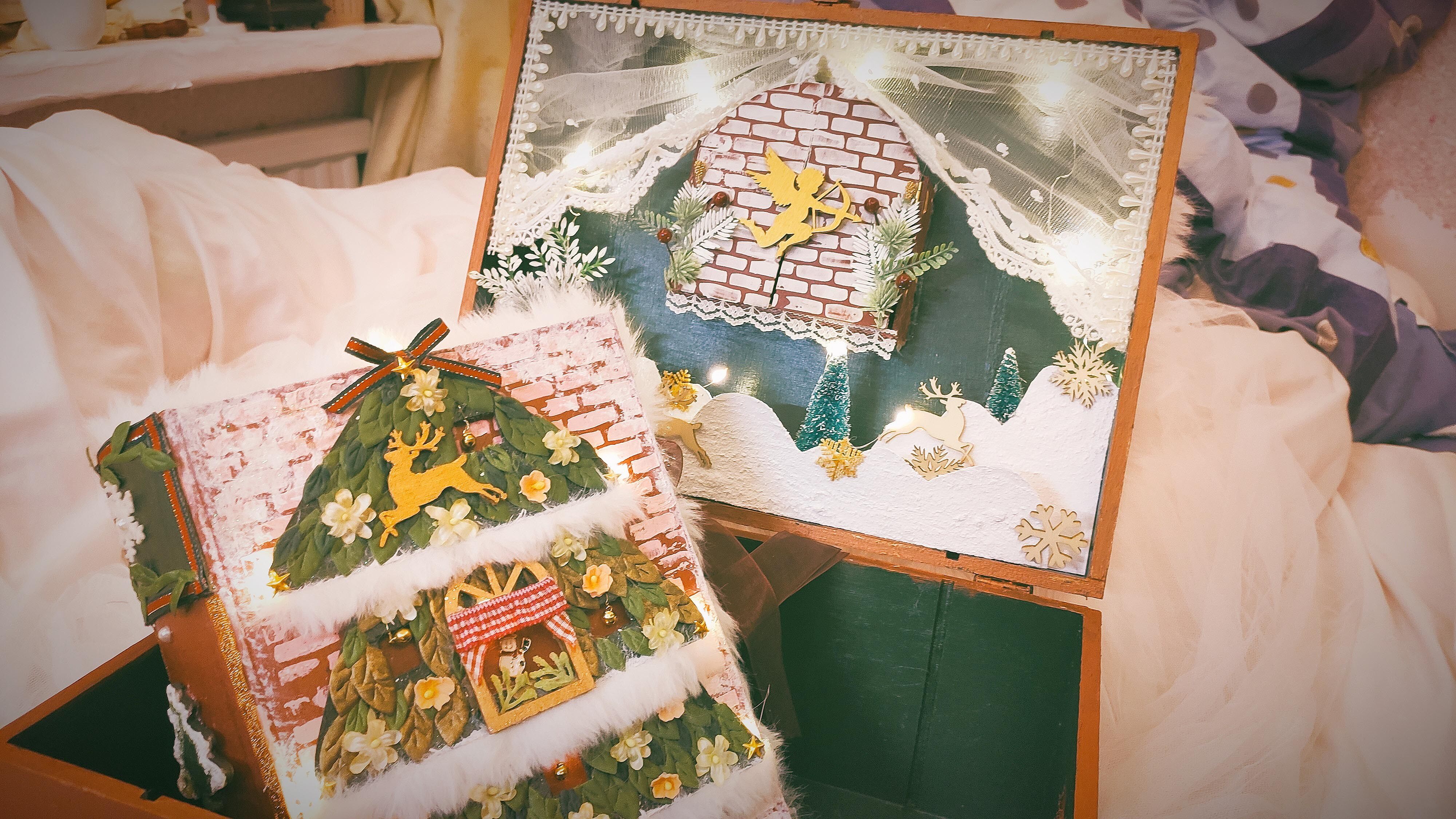 【兔兔】2020圣诞手帐本箱子 junk journal box A5 TN