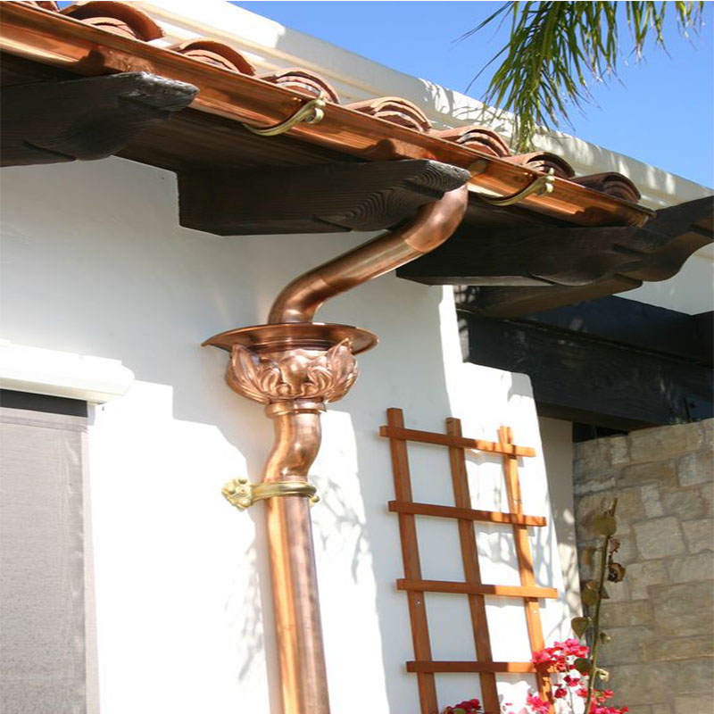 天沟雨水槽屋檐排水管13厘米半圆