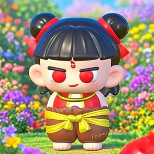 爆款摆摊哪吒涂色马年2026新款学校幼儿园石膏娃娃白胚3d涂鸦绘画