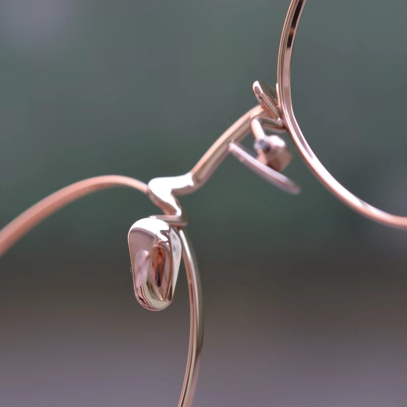 玫瑰金纯钛鼻托眼镜鼻托垫金属鼻托眼镜框,ZIPPO/瑞士军刀/眼镜,眼镜鼻托,淘宝优惠券,粉丝福利购,淘宝优惠卷