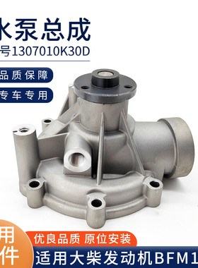 适用解放大柴道依茨发动机BFM1013水泵总成原厂配件1307010K30D