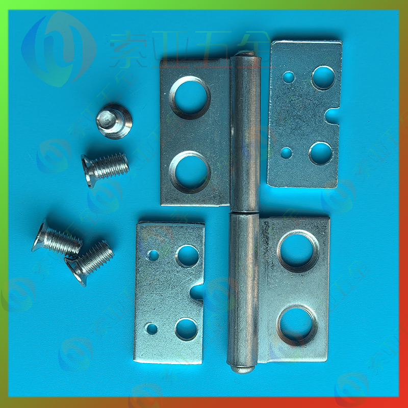 通用小型冰箱冰柜门铰链卧式顶盖门双开门冷柜门门框合页折页配件