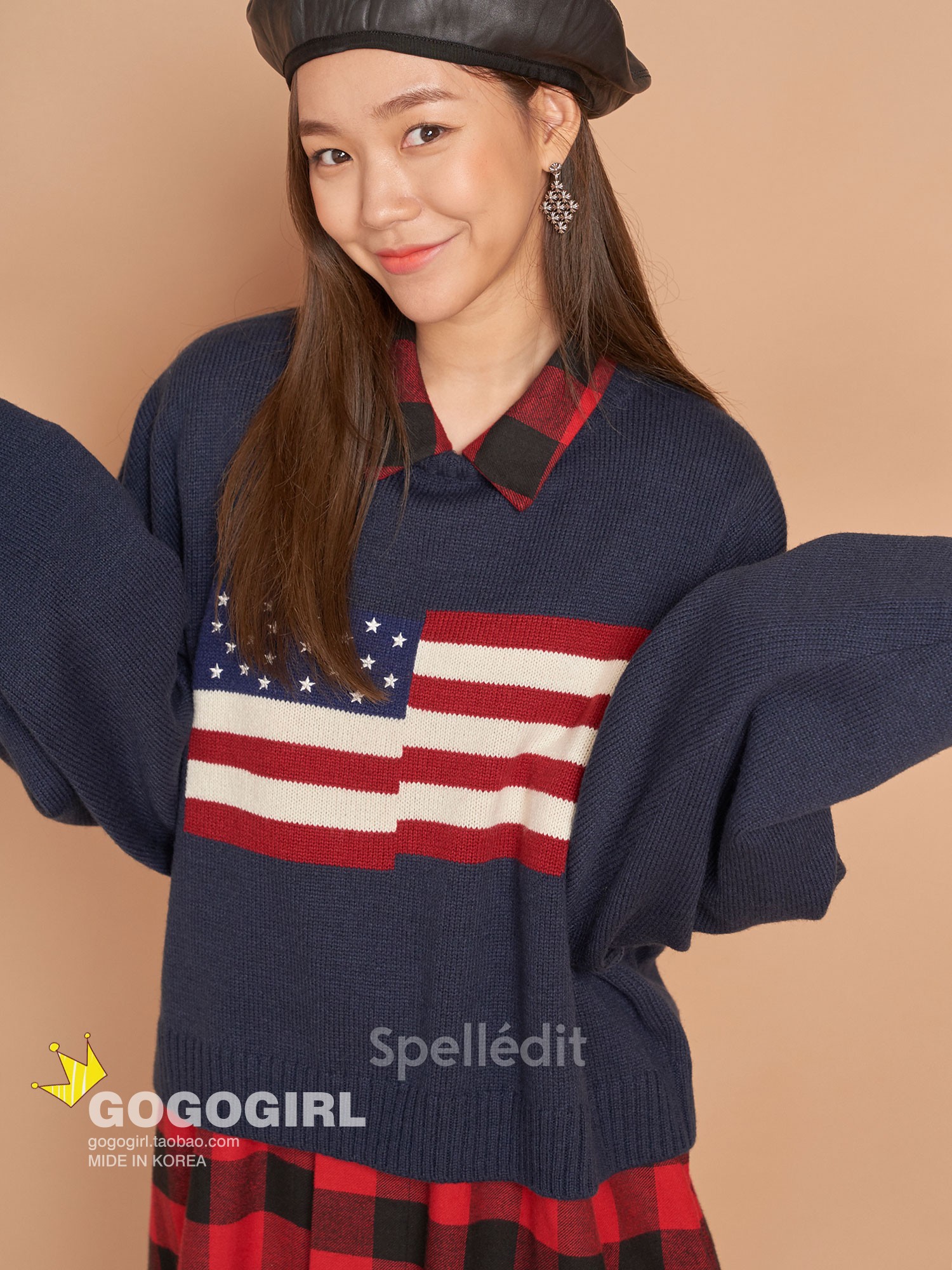 ÏÖ~GOGOGIRLº«¹úÕýÆ·´ú¹º SPELL EDIT 18Çï USA¹úÆìͼ°¸Ô²ÁìëÒÂ