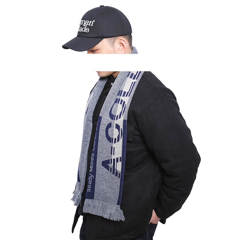 美式围脖秋冬保暖时尚情侣围巾潮