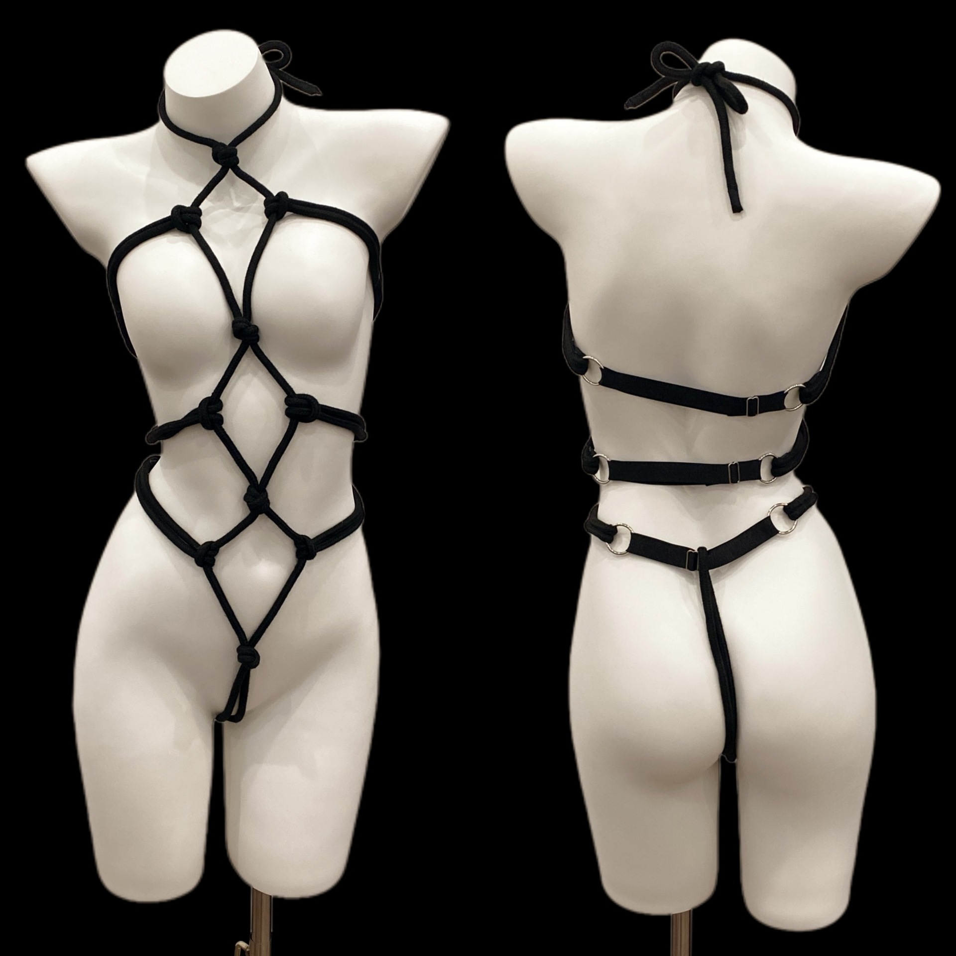 棉绳身体链性感绳衣高级感配饰