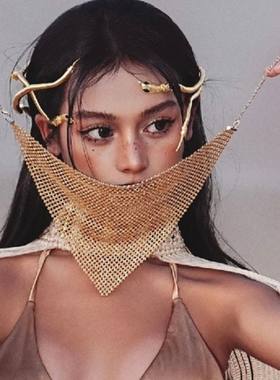 合金埃及艳后金色蛇形发饰