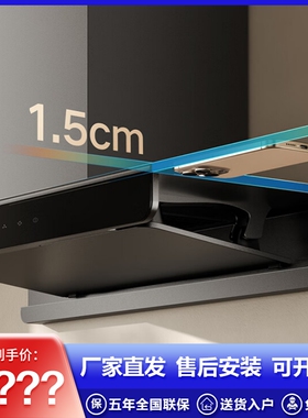 老板双子星E2L油烟机家用大吸力26风量欧式顶吸抽油烟机63A2-E2L