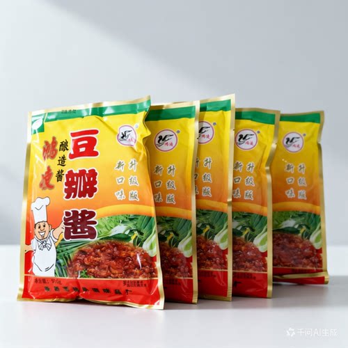 鸿凌豆瓣酱500克x5袋凌源拌饭