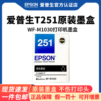 爱普生T251原装墨盒WFM10301138
