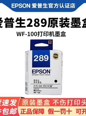 Epson/爱普生T289原装墨盒 WF-100 WF-110便携式打印机墨盒T290彩色墨盒墨水原装正品爱普生墨盒