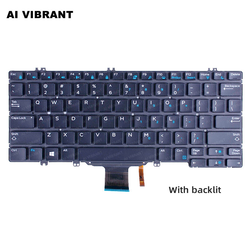 戴尔latitude5280 5288 5289 7280 7290 7380 7389 7390 5290键盘