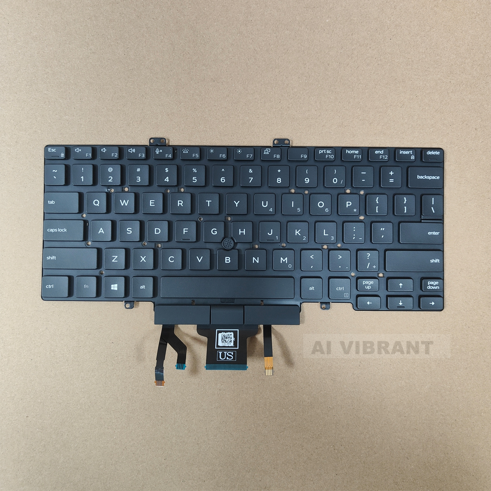 适用戴尔Latitude 5400 7400 5401 5410 5411 P98G键盘3J9FC