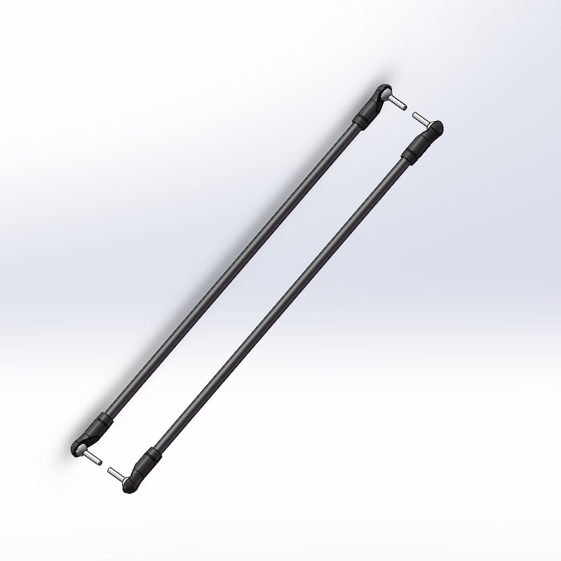 3d打印机delta三角洲并联臂碳纤维管拉杆分拣蜘蛛机械手机器包邮