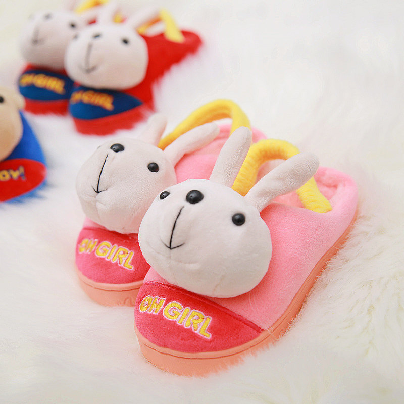 Pantoufles enfants en suède BRADMILLER pour hiver - semelle tendon - Ref 1024480 Image 5