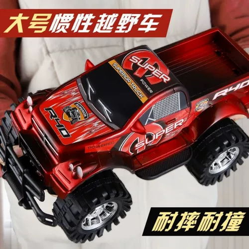 Инерционный большой внедорожник, большая ударопрочная игрушечная машина для мальчиков, модель автомобиля, 3-4-6 лет