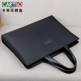 新款 公务员商务多层牛津布手提包合同文件会议资料包大 公文包男款