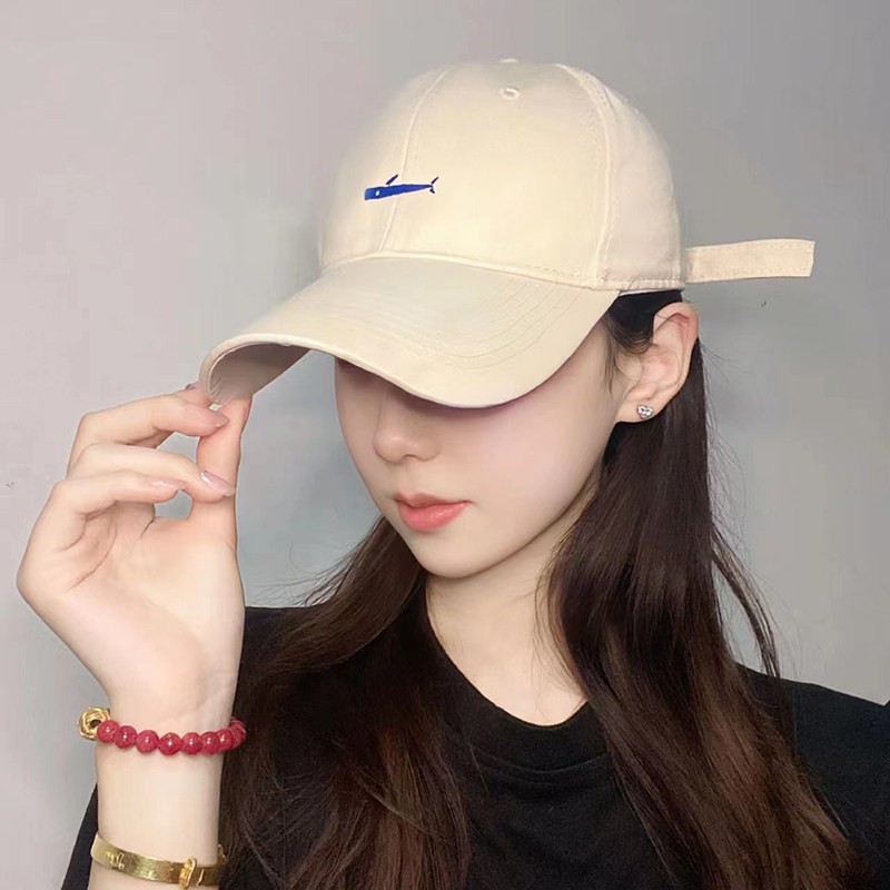 显脸小棒球帽春夏帽子女ins潮韩版秋季纯色百搭遮阳情侣鸭舌帽男