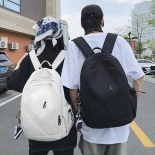 复古潮流男女款双肩包新款防泼水轻便旅游背包大容量初中学生书包