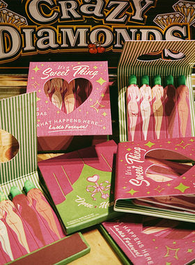 江边样子|NTS授权 原创书式火柴 美式复古 礼品定制Sexy Gril