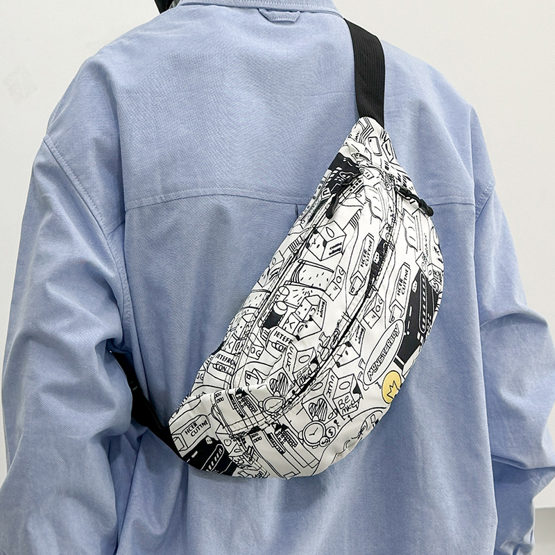 胸包男款运动休闲斜挎包单肩包潮牌男生小挎包背包日系手机腰包女