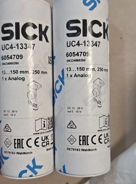 西克超声波传感器UC4-13347，订货号6054709，全 ~议价