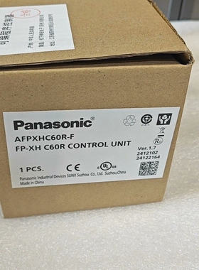 松下FP-XH C60R控制单元，型号AFPXHC60R-F ~议价