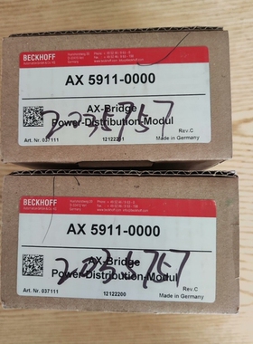 倍福AX5911-0000原装正品数量5台，标价单价 ~议价