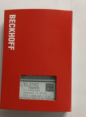 倍福模块EL3742 原装正品现货 带包装盒 未使用 德 ~议价