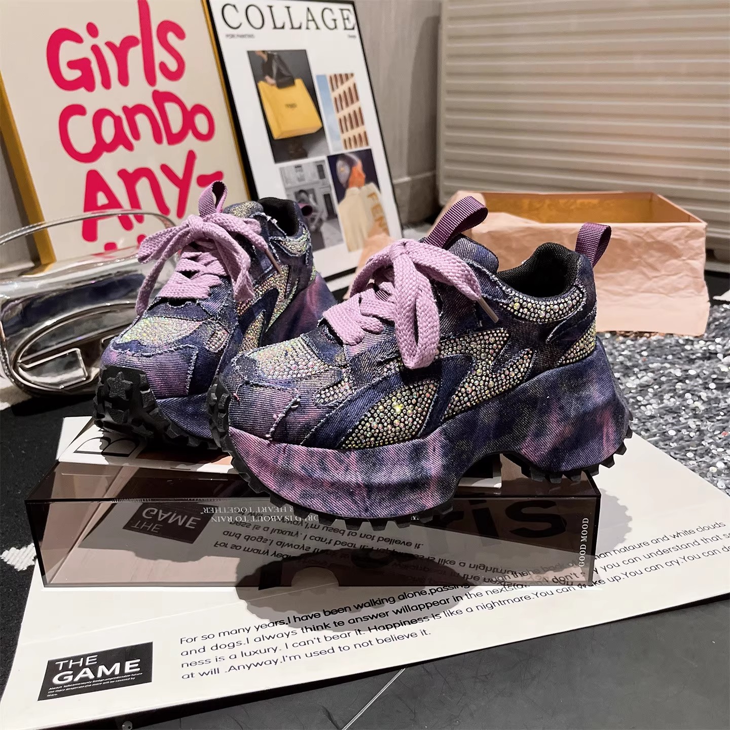 老爹鞋厚底松糕休闲运动鞋女鞋