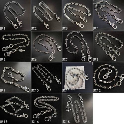 潮流双龙虾扣复古做旧欧美风时尚个性嘻哈潮人百搭裤链包包挂链