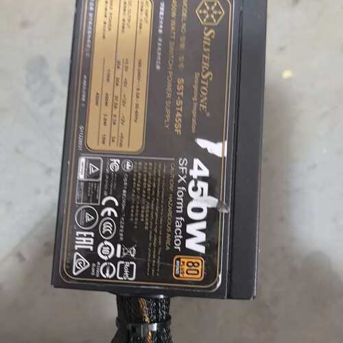 {议价}银欣SST-ST45SF-G 450W SFX电源，拆机闲置