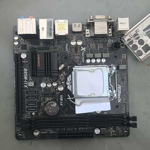 {议价}出华擎ASRo B85M-ITX主板，拆机件，成色以图为
