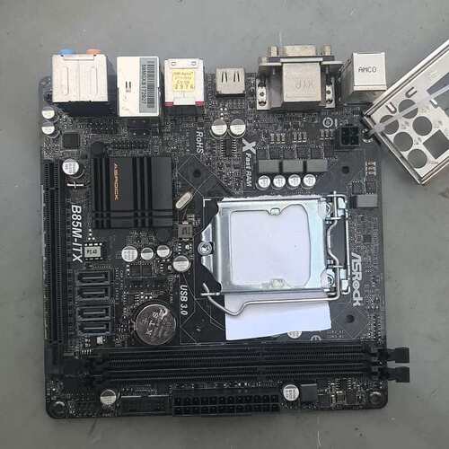 {议价}出华擎ASRo B85M-ITX主板，拆机件，成色以图为