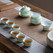 茶米坊禅意青瓷茶具礼盒装 陶瓷盖碗过滤 家用办公室功夫茶具套装