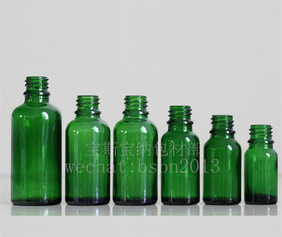 〓老店新开〓5/10/15/20/30/50/100ML绿色精油瓶 标准18mm罗口