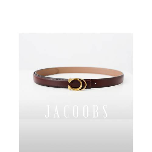 JACOOBS娅可家皮带棕色