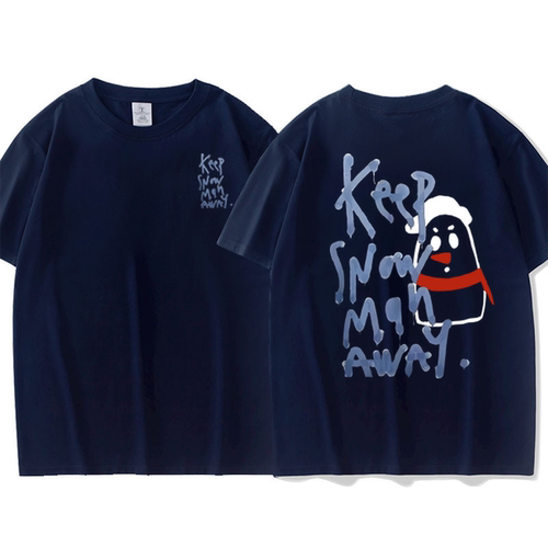 泰剧lingorm邝玲玲keepsilent雪人陈美玲同款短袖T恤男女2025新款