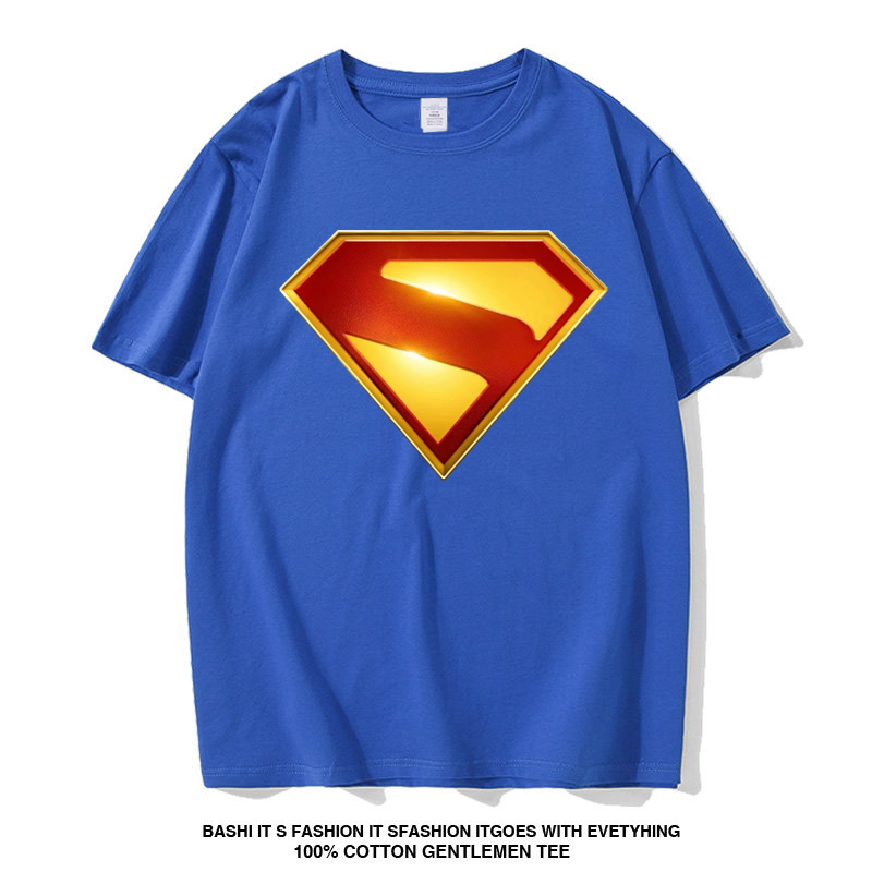 DC超人T恤男衣服夏季新款同款漫威短袖童装电影周边衣服superman