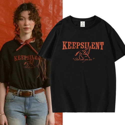 泰剧lingorm邝玲玲keepsilent新品陈美玲同款短袖T恤男女2026新款