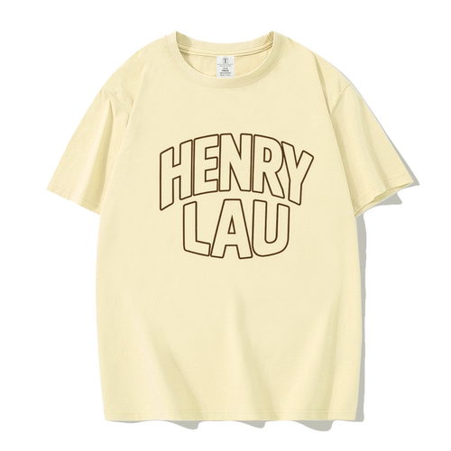 刘宪华HENRY演唱会同款短袖t恤EnjoyTheShow华丽宪场周边应援衣服