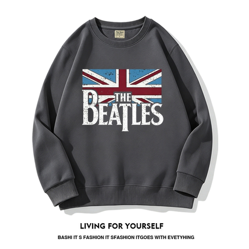 CORTIS马丁Martin私服同款印花The Beatles披头士乐队圆领卫衣男