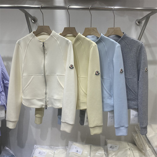 中式2026春款运动风短款拉链开衫女休闲卫衣外套轻便夹克立领上衣