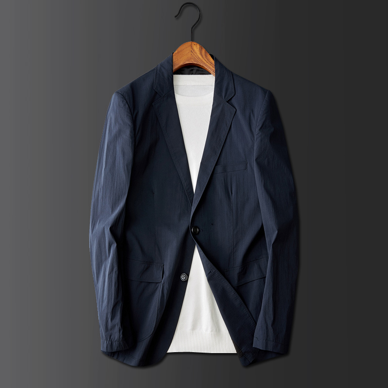 2020薄款男士西服上衣小西装外套单件休闲青年商务便服2618P165，男装西服，电商D225-1