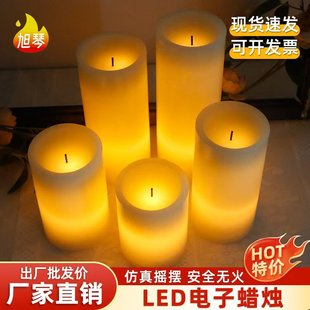 led燃烧头电子蜡烛灯婚礼婚庆浪漫表白神器生日酒吧剧本杀道具装