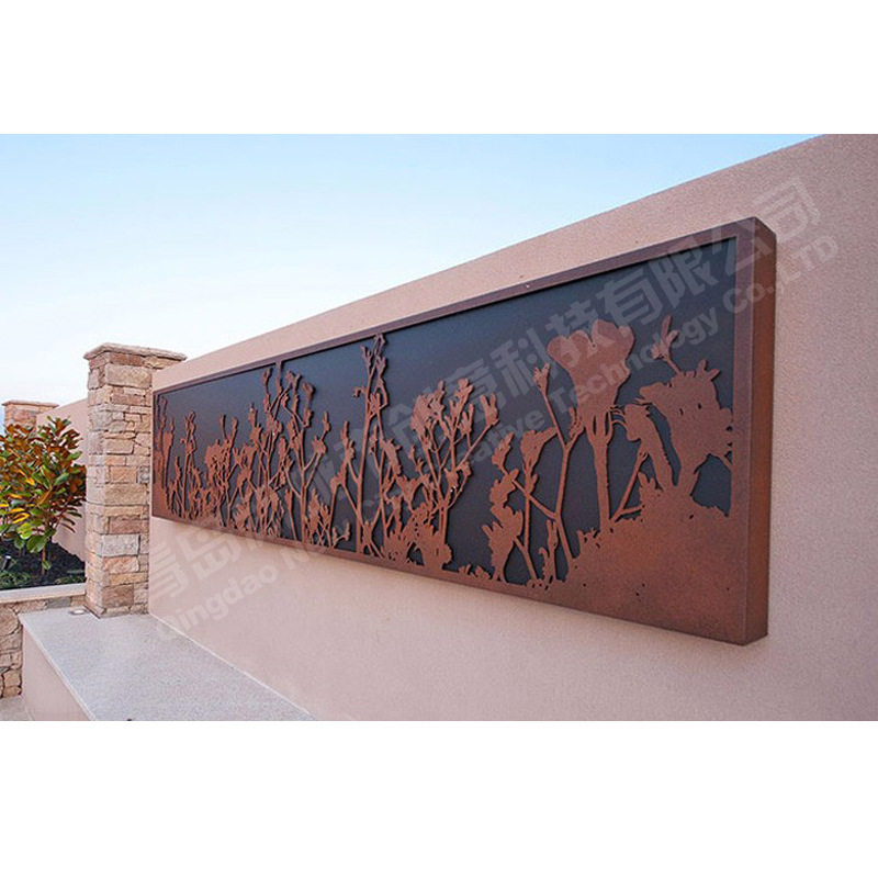 公园镂空景观锈板耐腐蚀景墙花盆钢板铁艺金属锈板制品定制厂家